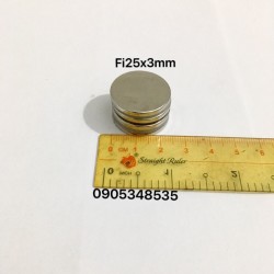Nam châm Fi25x3mm