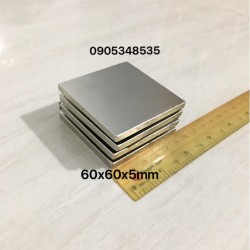 Nam châm trắng 60x60x5mm