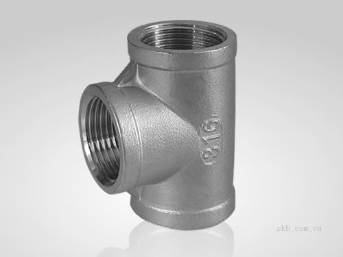 Tê ren inox 316,304